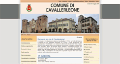 Desktop Screenshot of comunecavallerleone.it