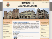 Tablet Screenshot of comunecavallerleone.it
